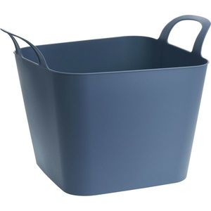 Coș flexibil/găleată 36 l, 39 x 39 x 53 cm, albastru, albastru imagine