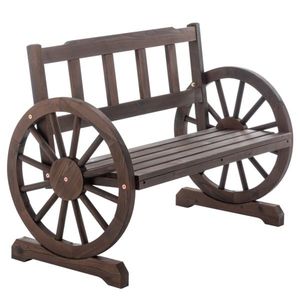 Bancă de grădină, maro, SABA TIP 1, S imagine