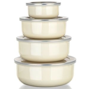 Set de boluri smălțuite AMANDE, 8 bucăți imagine