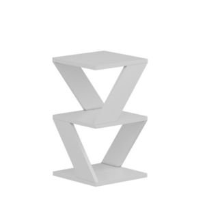 Măsuță laterală Albeni White, alb imagine