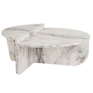 Măsuță de conferință Orion Freesia Marble, gri deschis imagine