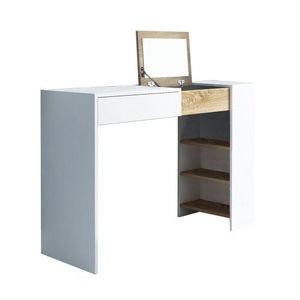 Măsuță de toaletă Elis, alb/stejar sonoma imagine