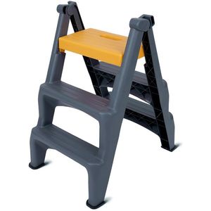 Scară din plastic cu două fețe 4Home Dual, 3 trepte imagine
