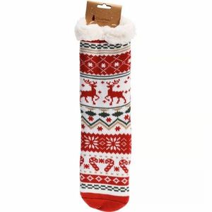 Șosete de Crăciun Christmas Reindeer, pentrufemei, mărime universală, 1 pereche imagine