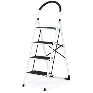 Scară pliabilă din oțel Steps, 4 trepte, 4 trepte imagine