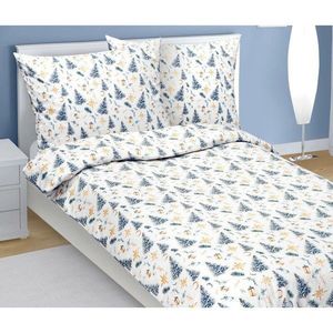 Bellatex Lenjerie de pat din bumbac de Crăciun Pom de Crăciun, 140 x 200 cm, 70 x 90 cm imagine