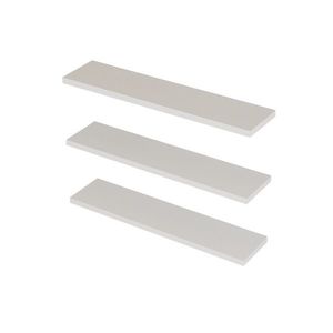 Etajere Boss White, 3 bucăți, alb imagine