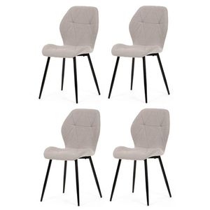 Set de scaune de sufragerie CT-285 LAN2, 4 buc., bej imagine