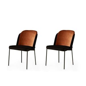 Set de scaune de sufragerie Dore Tile Red andBlack, 2 buc. imagine