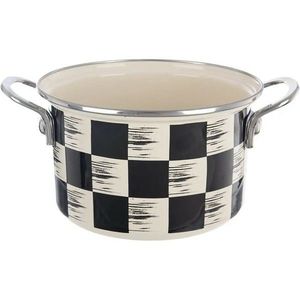 Orion Oală emailată Șah Lem, 2 l, diametru 18 cm, diam. 18 cm imagine