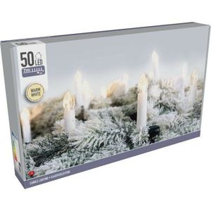 Instalaţie pom de Crăciun Genazzano, alb cald, 50 LED imagine