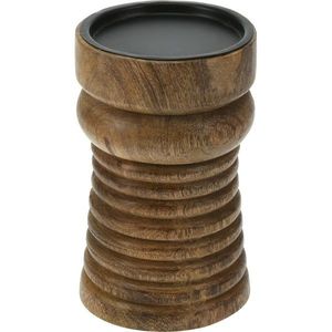 Suport de lumânare din lemn de mango S, 10 x 16 cm, S imagine