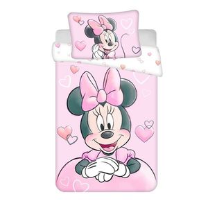 Jerry Fabrics Lenjerie de pat din bumbac pentru copii Minnie Powder pink imagine
