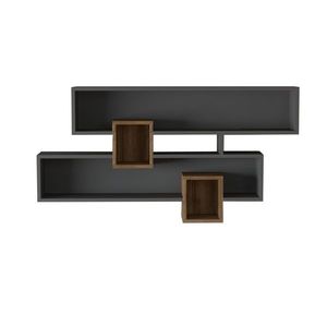 Rafturi Karen Walnut, antracit imagine