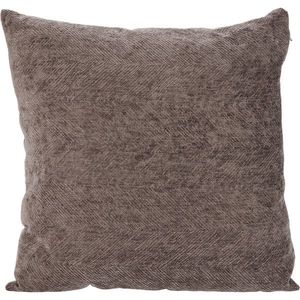 Perna Chenille Dark Brown, 45 x 45 cm, maro închis imagine