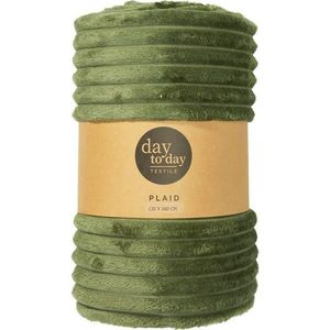 Pătură Stripes Green, 130 x 160 cm, verde imagine