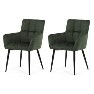 Set de scaune de sufragerie DCH-P3146 GRN2, 2 buc., verde închis imagine