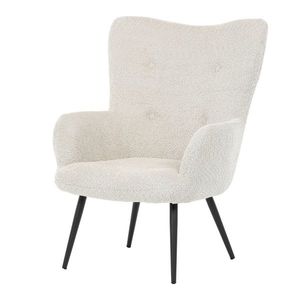 Fotoliu cu spătar înalt CRM2, crem, crem deschis imagine