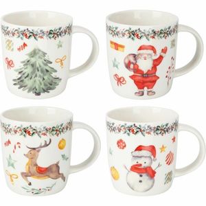 Set de 4 căni din porțelan North Pole 370 ml imagine