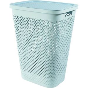 Curver Coș pentru rufe murdare Pure 55 l, albastru, albastru imagine