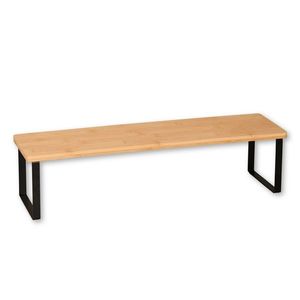 Raft de bucătărie Kesper 58807 din bambus/metal, 55 x 13, 5 x 15 cm imagine