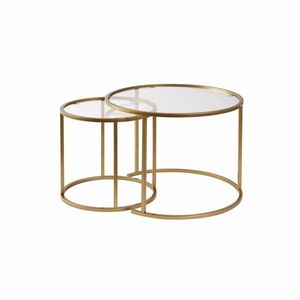 Set de măsuțe de cafea Aurum Gold 60 cm, 2buc., auriu imagine