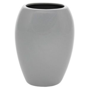 Vază ceramică Jar, 14 x 20 x 9 cm, gri, gri imagine