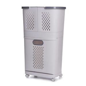 Coșuri universale de depozitare pe roți 4Home HANDY, 2 nivele imagine