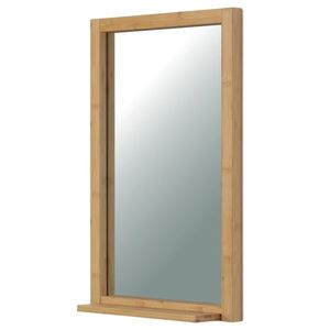 Oglinda de perete B043 NAT, bambus, M imagine