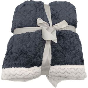 Pătură din lână Island gri, 150 x 200 cm, gri imagine