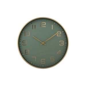 Karlsson 5973GR ceas de perete design, verdedeschis, diametru 40 cm, verde imagine
