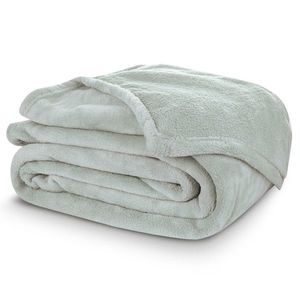 BedTex Pătură din microfibră gri, 150 x 200 cm imagine