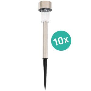 Set de lămpi LED solare 4Home, 10 buc., alb cald imagine