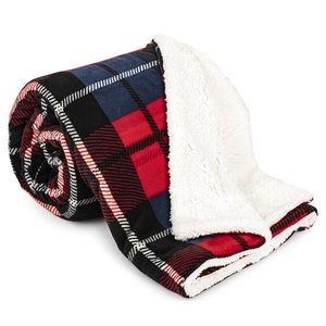 Pătură din imitație blăniță 4Home Cub roșu, 150 x 200 cm imagine