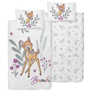 Lenjerie de pat pentru copii Bambi Lumea florilor, 100 x 135 cm, 40 x 60 cm imagine