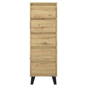 Comodă BOGAN 5S40, stejar Artisan, maro imagine