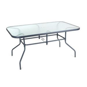 Happy Green Masă de grădină cu blat din sticlăVerre, 150 x 90 x 72 cm imagine