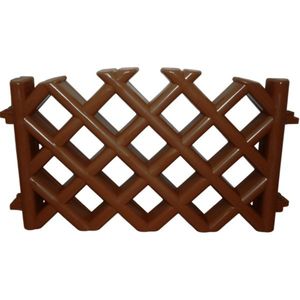 Gărduleț de grădină, grilaj maro imagine