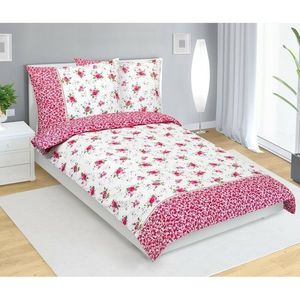 Bellatex Lenjerie de pat din bumbac Růžičkarozová, 140 x 200 cm, 70 x 90 cm imagine