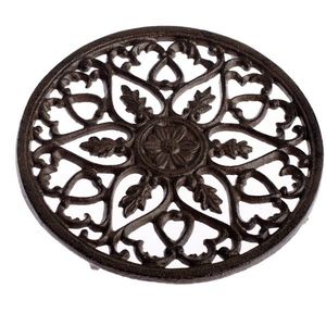 Suport din fontă pentru oală Mandalle negru, diametru 19 cm imagine