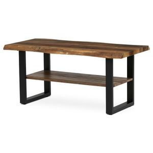 Măsuță de conferință 120 x 60 cm, lemn vechi, maro închis imagine