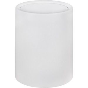 Wenko Coș de gunoi cu capac basculant Atri 6 l, alb, alb imagine