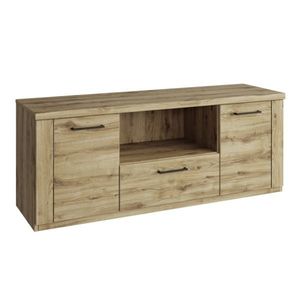 Măsuță TV DORSI 2D1S/135, stejar Navarra imagine