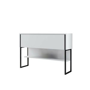 Comodă Luxe White and Black, alb imagine
