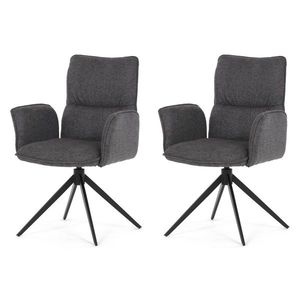 Set de scaune de sufragerie DCH-D1328 GREY2, 2buc., gri imagine