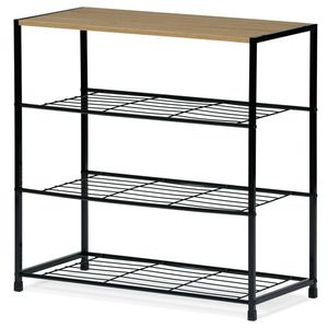 Suport pantofi GD-414 OAK Leik, 4 nivele, 63 x 30 x 63, 5 cm, 4 etaje imagine