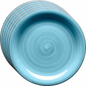 Mäser Set de 6 farfurii de desert Bel Tempo 19, 5cm, albastru, albastru imagine