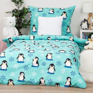 Lenjerie de pat din bumbac pentru copii 4Home Arctic Friends, 140 x 200 cm, 70 x 90 cm imagine