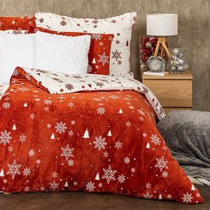 Lenjerie de pat din microflanel 4Home Happywinter, 140 x 220 cm, 70 x 90 cm, 140 x 220 cm, 70 x 90 cm imagine