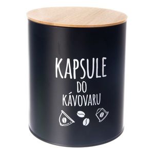 Orion Cutie metalică pentru capsule de cafea Black imagine